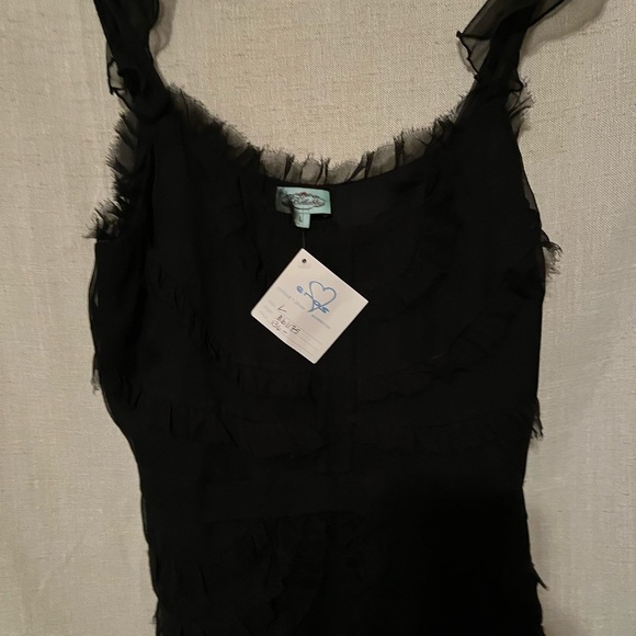 Bellablu Black Gauze Tank Size L - Picture 2 of 7